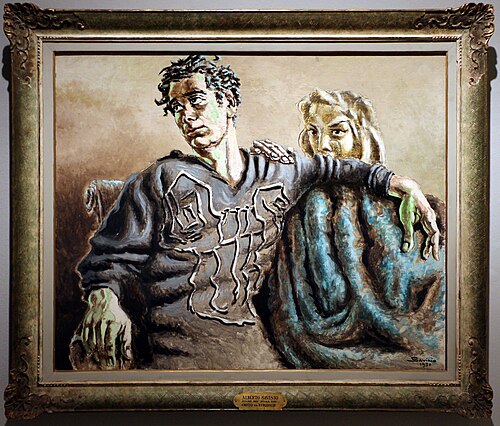 Orpheus and Eurydice, 1951, Alberto Savinio