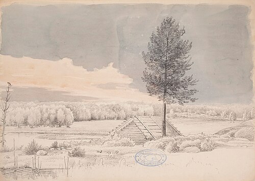 Landscape from Kirkkonummi, , Magnus von Wright