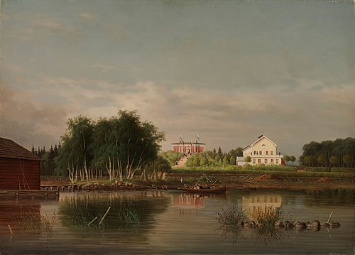 Hongola gård i Urjala, 1867, Magnus von Wright