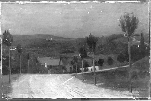Landschaft bei Tagesanbruch, 1894, Paul Schultze-Naumburg