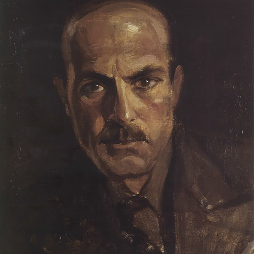 Portrait of Mohammad Salah Beydoun, 1939, Moustafa Farroukh