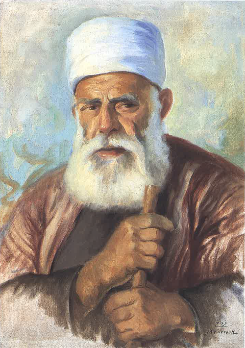 A Druze Sheikh, , Moustafa Farroukh