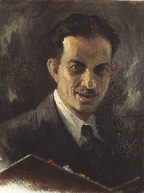 Autoportrait with the Palette, 1949, Moustafa Farroukh