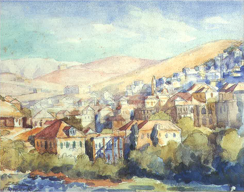 A View from Zahlé, , Moustafa Farroukh
