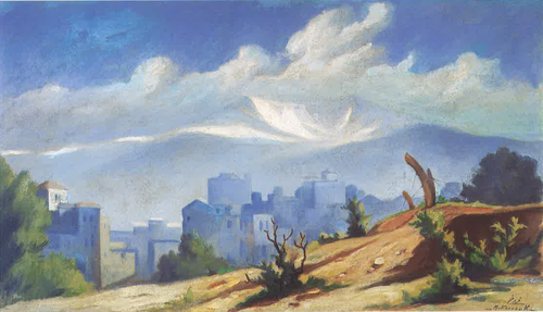Beirut and Sannine from Tallet Al-Khayyat, , Moustafa Farroukh