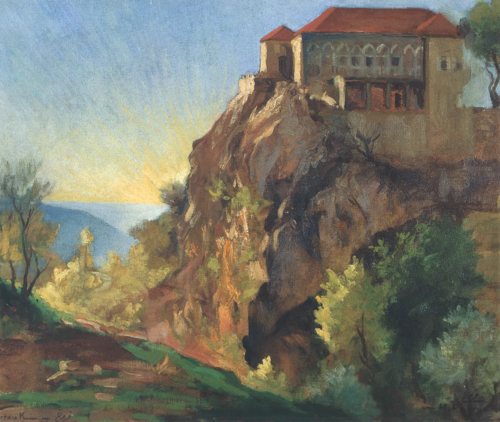 Lamartine's palace at Hammana, , Moustafa Farroukh