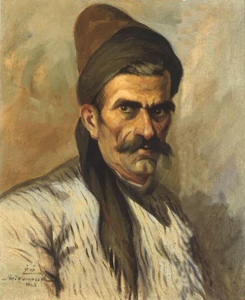 Three Paintings of a Muleteer (2), , Moustafa Farroukh