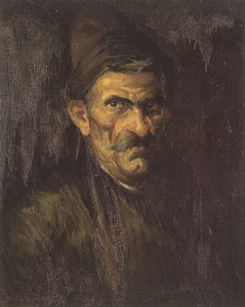 Three Paintings of a Muleteer (3), , Moustafa Farroukh
