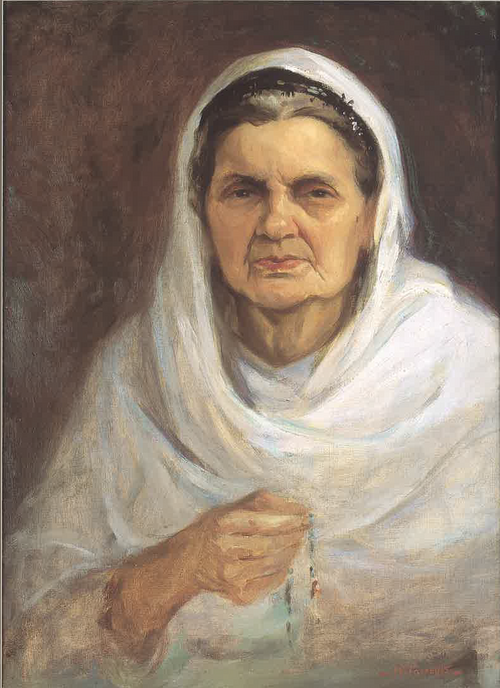 A Portrait of the Artist's Mother, Anisa Smaïsmeh Farroukh, , Moustafa Farroukh
