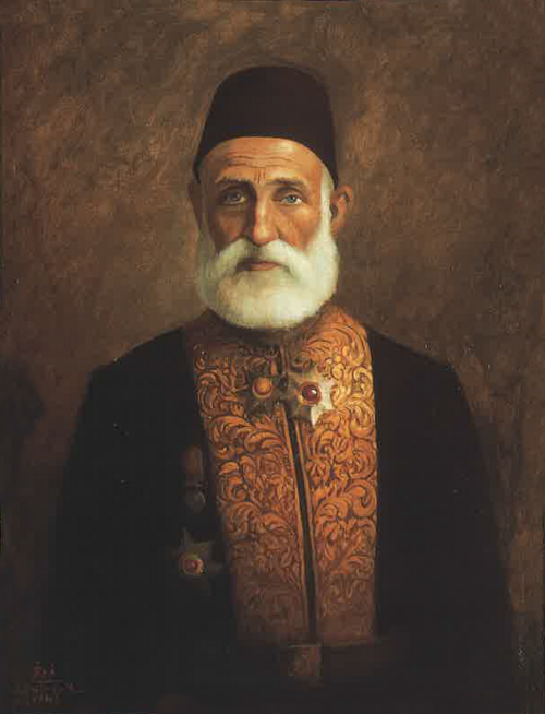 Portrait of Amin Pasha Moukhaiech (1905), , Moustafa Farroukh