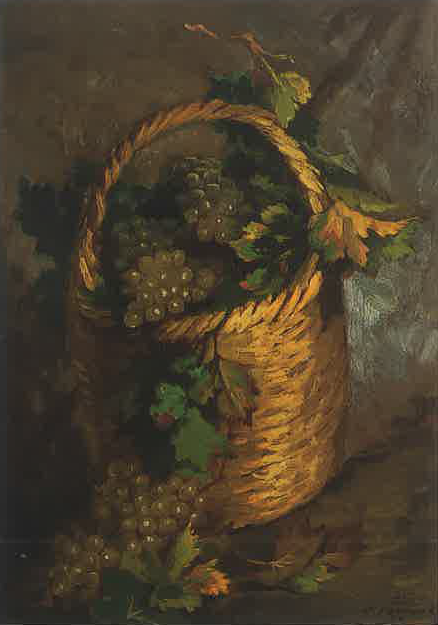 A Basket of Grapes, , Moustafa Farroukh