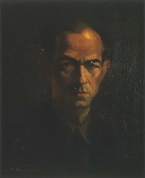 Autoportrait, , Moustafa Farroukh