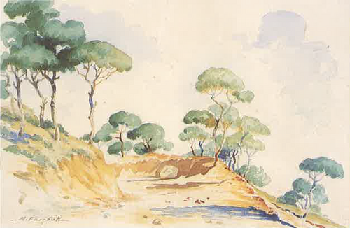 On the Road to Brummana, , Moustafa Farroukh