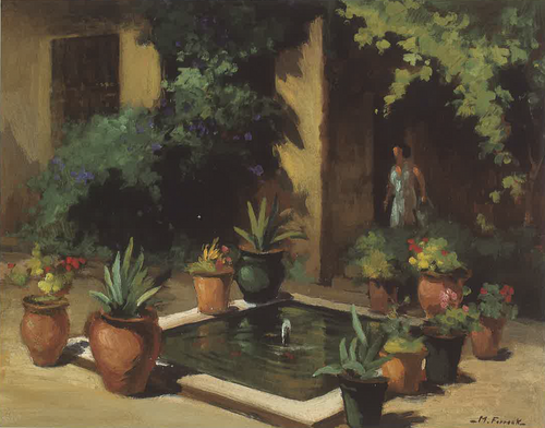 The Artist's House in Beirut: The Garden in Summer, , Moustafa Farroukh