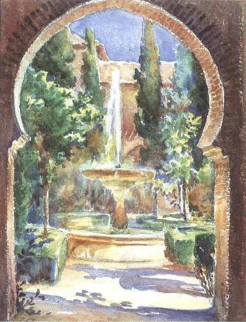 Granada. A View of Generalife, , Moustafa Farroukh