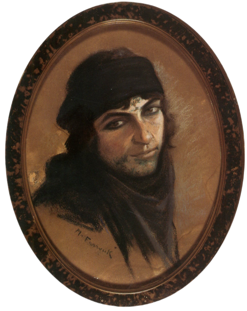 A Bedouin's Portrait (the Thym Seller), , Moustafa Farroukh
