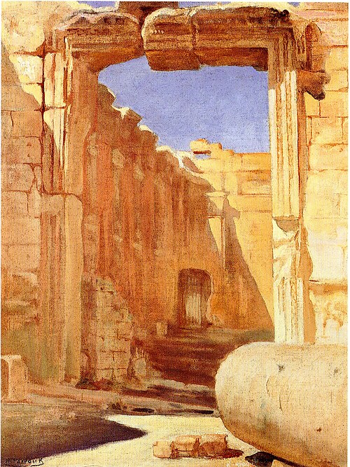 Baalbek, Temple of Bacchus, , Moustafa Farroukh
