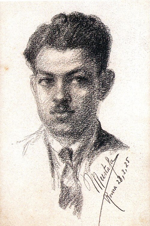 Autoportrait (4), , Moustafa Farroukh