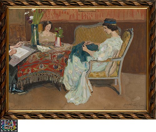 Familietafereel, 1911, Arnold Lakhovsky