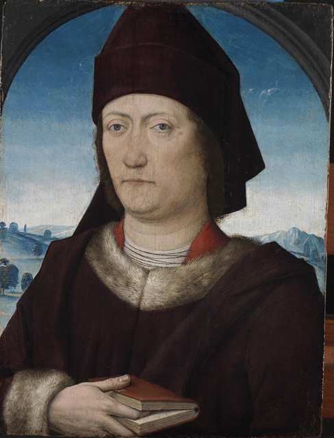 Bildnis eines Gelehrten, 1480, Maître de la Vie de Marie
