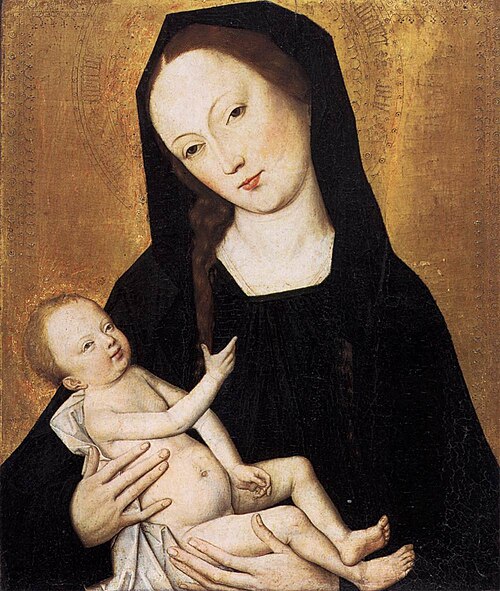 Maria mit dem Kind, 1470, Maître de la Vie de Marie