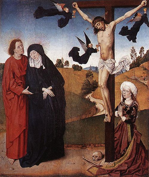 The crucifixion, 1464, Maître de la Vie de Marie