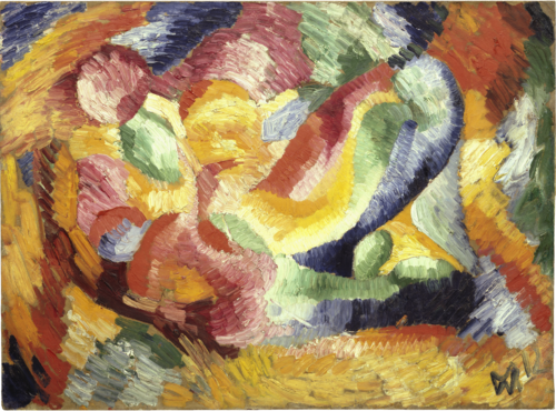 Astrale Komposition VI, 1912, Wilhelm Morgner