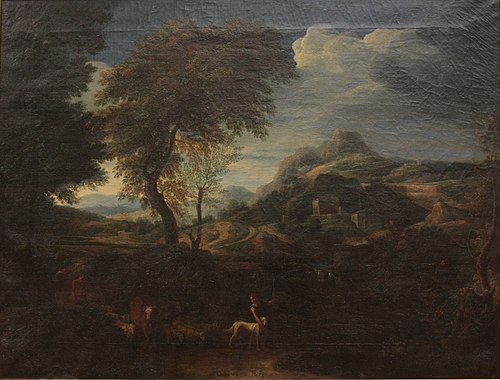 Paysage italien, 1800, Carlo Antonio Tavella