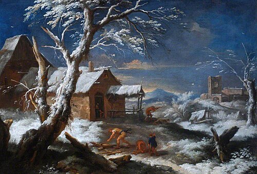 Snowy Landscape, , Carlo Antonio Tavella