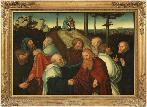The Parting of the Apostles, 1532, Hans Cranach