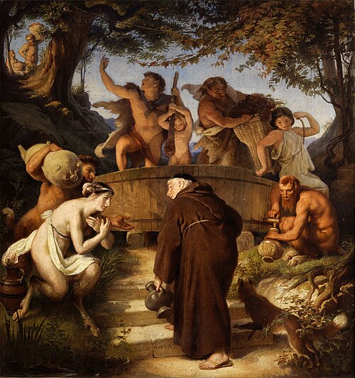 Wo Barthel Most holt, 1837, Eduard Bendemann