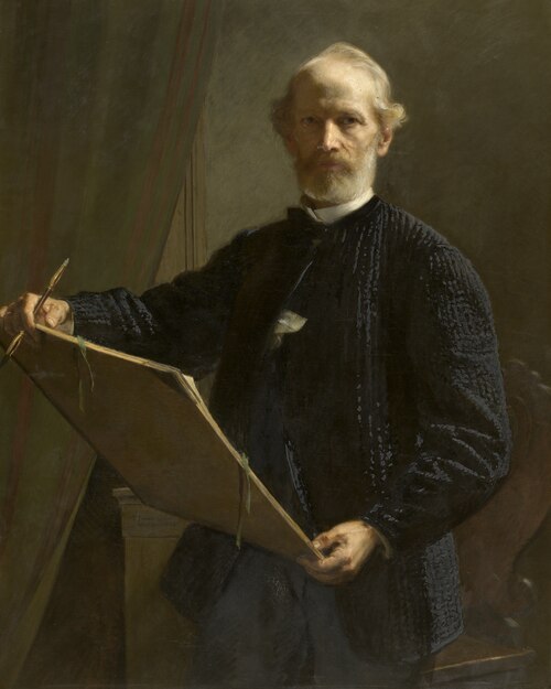 Self Portrait, 1882, Eduard Bendemann