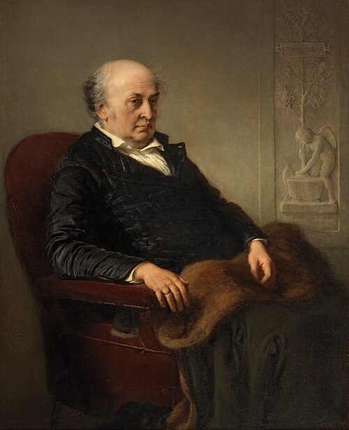 Painting of Wilhelm Schadow, 1860, Eduard Bendemann