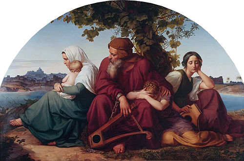Jews Mourning in Exile, 1832, Eduard Bendemann