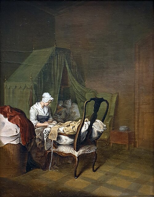 Childbed, 1759, Daniel Chodowiecki