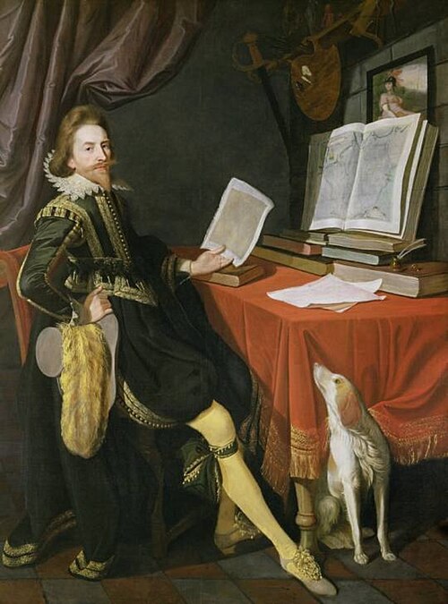 Self portrait of Sir Nathaniel Bacon, 1620, Nathaniel Bacon