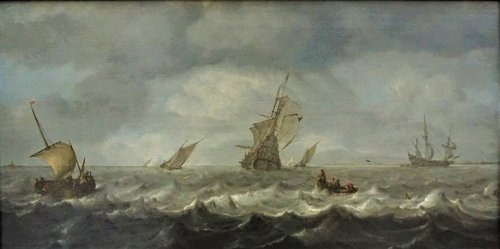 Seascape, 1665, Arnoldus van Anthonissen