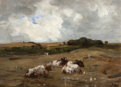Landscape with Cattle, , Nathaniel Hone the Younger
