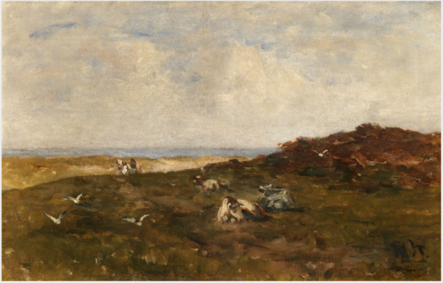 North County Dublin, Cattle at Rest near the Sea, , Nathaniel Hone the Younger