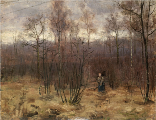 Woman Gathering Sticks, , Nathaniel Hone the Younger