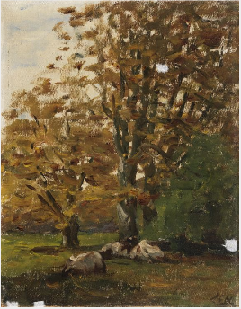 Cows Resting under Trees, , Nathaniel Hone the Younger