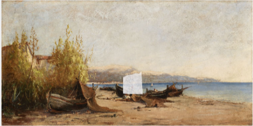 Mediterranean Coast, Mending Nets, , Nathaniel Hone the Younger