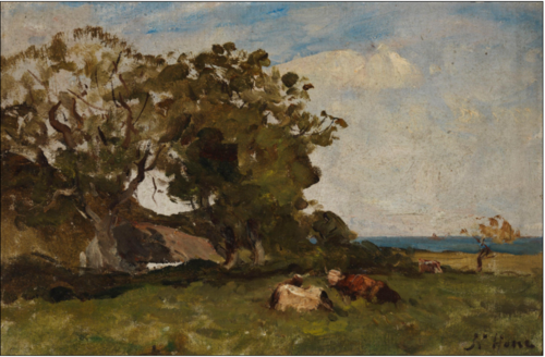 Pastures near the Sea, , Nathaniel Hone the Younger