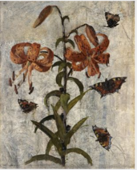 Lilies and Butterflies, , Nathaniel Hone the Younger