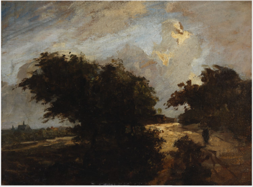 A Road between Trees, , Nathaniel Hone the Younger