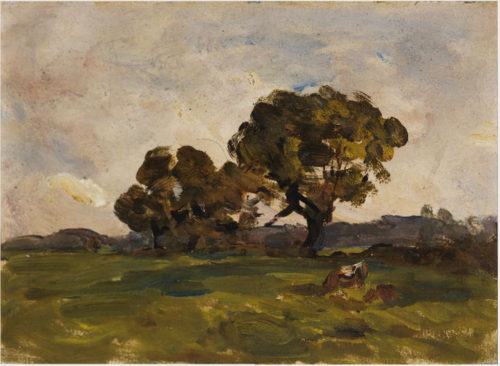 Trees in Pasture Land, , Nathaniel Hone the Younger