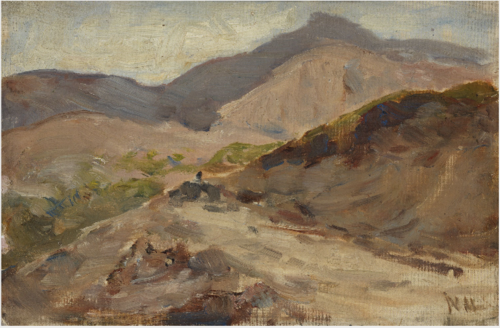 A Landscape, South of France, , Nathaniel Hone the Younger