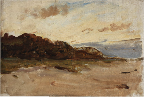 A Sandy Shore with Trees, , Nathaniel Hone the Younger