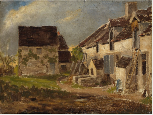 A House and Out-offices, , Nathaniel Hone the Younger