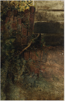 A Wall with Creeper, , Nathaniel Hone the Younger